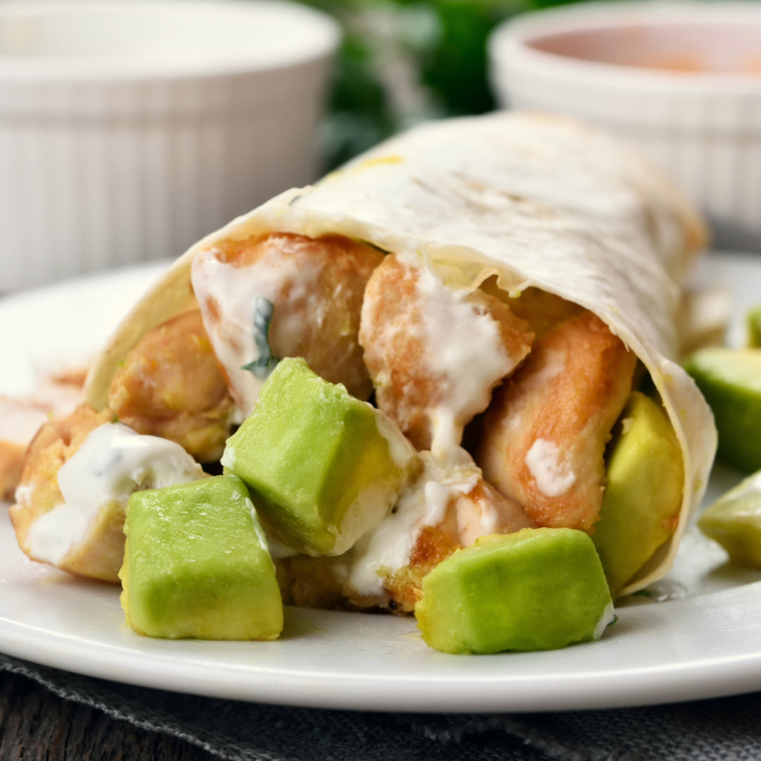 Chicken and Avocado Salad Wraps Recipe